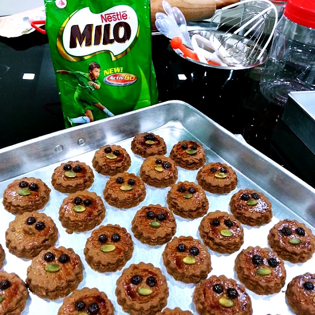 Resepi Biskut Crunchy Milo - Resepi Kek & Biskut Raya