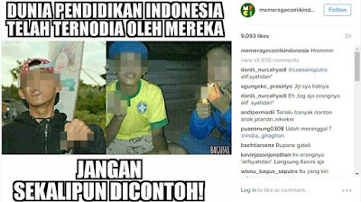 Orangtua Dan Siswa Pukul Guru Sampai Berdarah, Beredar Meme Bocah Greget Ini!