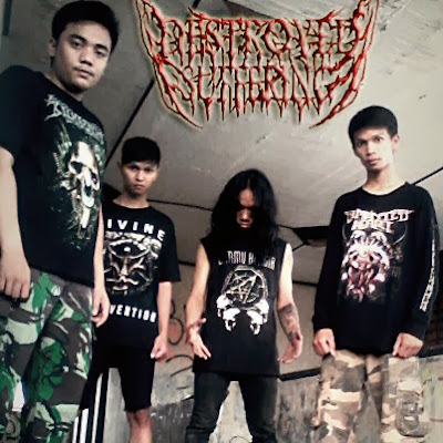 Destroyed Suffering Band Death Metal Tangerang Foto Logo Wallpaper