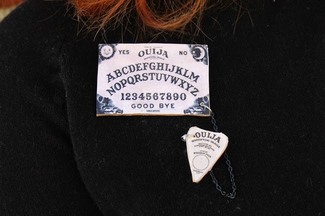 1950s vintage halloween plus size ouija board novelty brooch