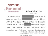 Exemple D Attestation De Travail Word