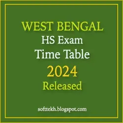West Bengal HS Exam Time Table 2024 Released