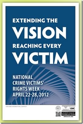 2012 National Crime Victims' Rights Wekk Poster