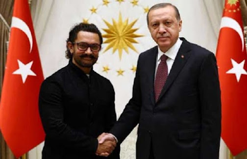 Lal singh chaddha bollywood actor Aamir khan meeting turkey president
