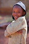 The smile of an African child captured in a photo