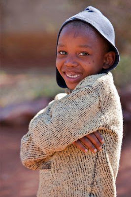 The smile of an African child