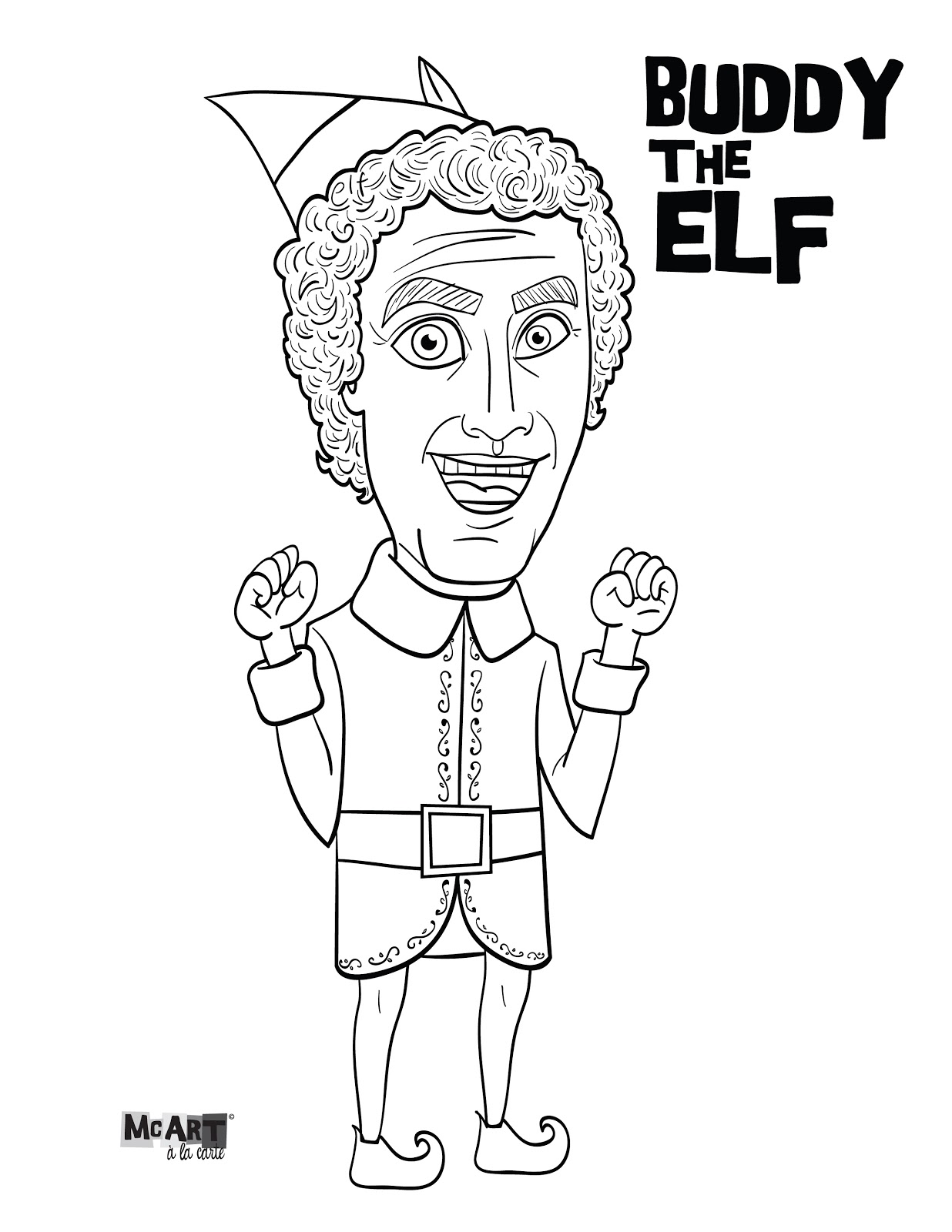 Elf Girl Coloring Pages 10