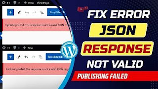 json error in wordpress