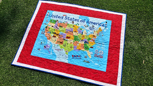 USA panel quilt