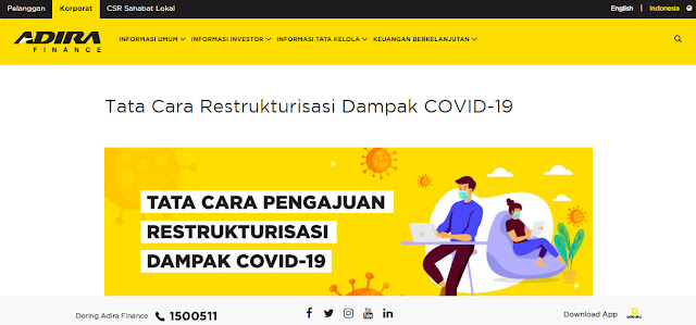 Tata cara pengajuan restrukturisasi kredit di Adira Finance.