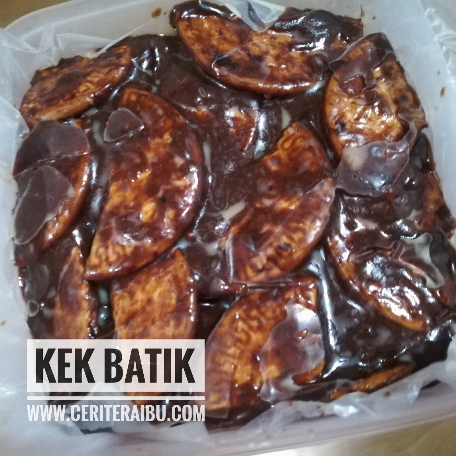 Resepi Kek Batik Noxxa - Contoh Karo