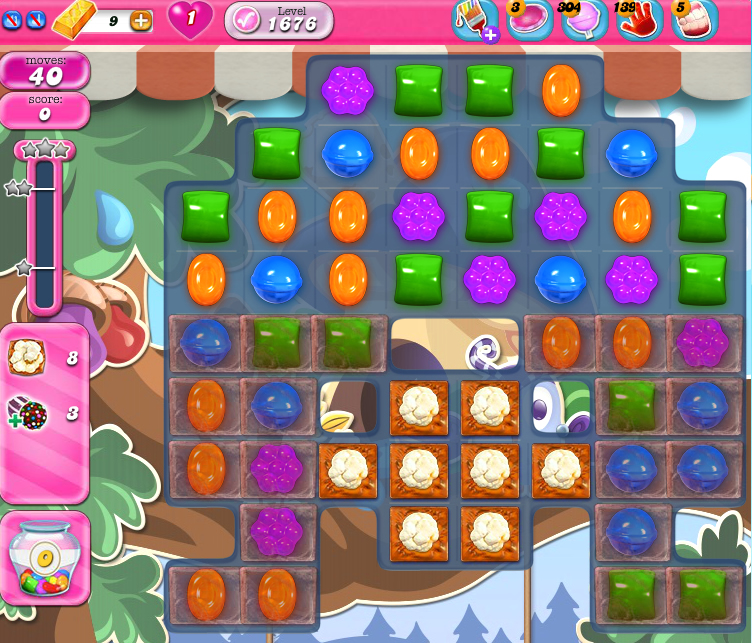 Candy Crush Saga 1676