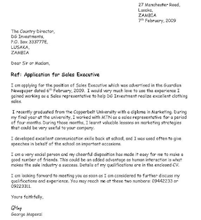 job application letter 1