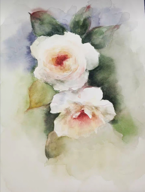 22+ watercolor flower landscape, 12watercolor techniques painting tips