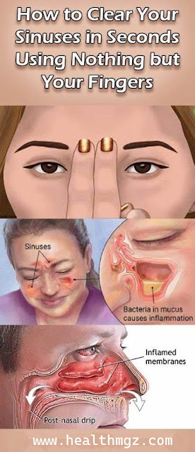 How To Clear Your Sinuses In Seconds Using Nothing But Your Fingers