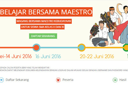 √ Syarat Ketentuan & Alur Registrasi Siswa Calon Penerima Bbm (Belajar
Bersama Maestro) Kemdikbud Tahun 2019