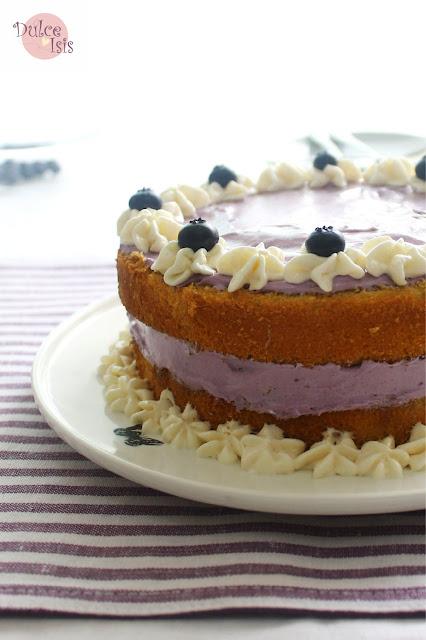 torta rustica de arandanos