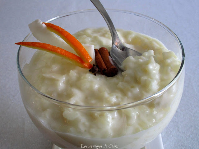 Arroz con leche cremoso