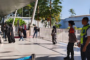 Polres Loteng Perketat Pengamanan Di Bandara Bizam Jelang WWF Ke-10 Di Bali