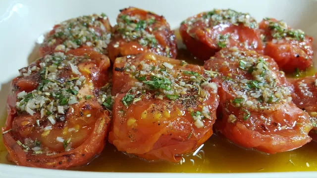 Grilled Marinated Tomatoes