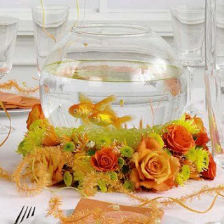 Weddings with fishes decorations