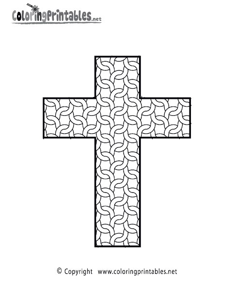 Coloring Pages For Adults Only  Plex Cross Coloring Page  Free Adult  Coloring Printable