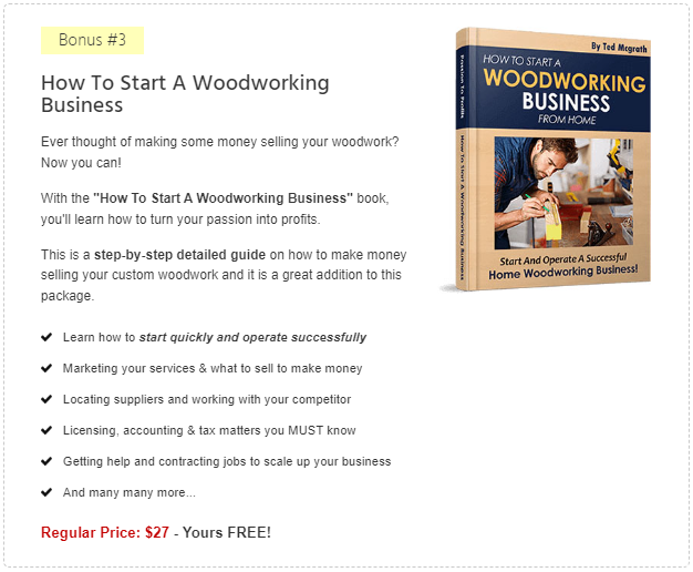 Bonus 3 tedswoodworking