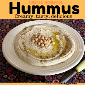 homemade hummus www.realfoodblogger.com
