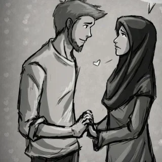 muslim couple sad photos