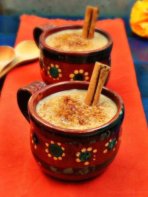 Pumpkin Spice Arroz con Leche - lacocinadeleslie.com 