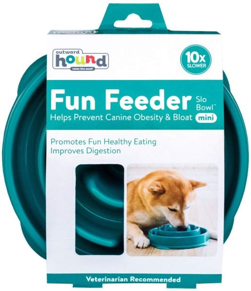 These fun slo feeder bowls help slow down your dogs eating to help improve digestion