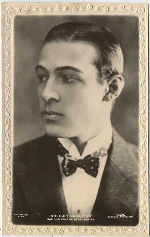 Five Different Rudolph Valentino Postcards