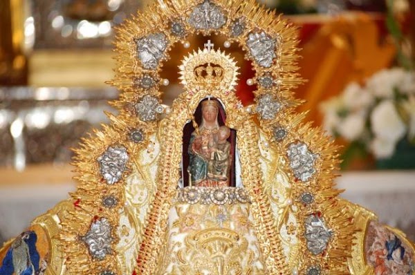 Horario e Itinerario de la Procesión Extraordinaria de Nuestra Señora de las Aguas, Patrona de Villaverde del Rio