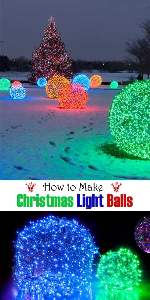 How to Make Christmas Light Balls