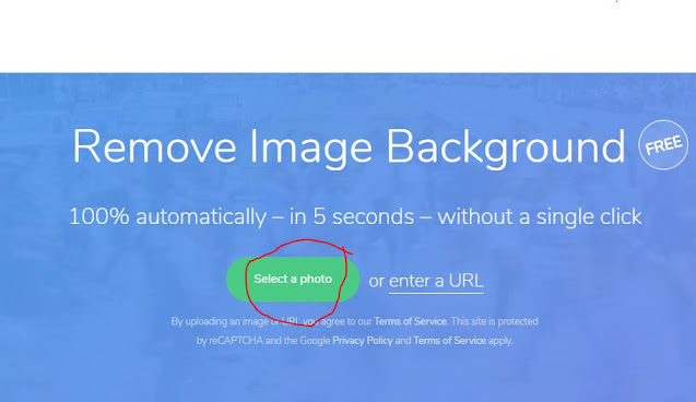 Remove.bg Website Upload