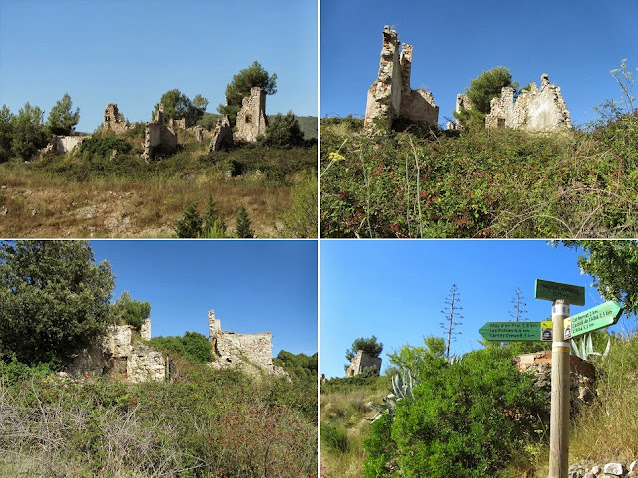 ALBÀ - CASTELL DE L'ALBÀ - ROCA FERRANA - MASOS I MASIES, restes del Mas del Miracle dins del terme municipal d'Aiguamúrcia