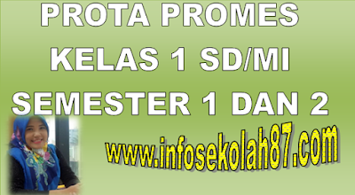 Prota Promes Kelas 1 SD/MI Semester 1 Dan 2 KTSP