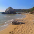 Lonely beach at Keffalonia Island