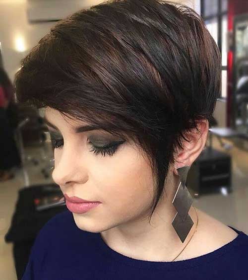 15 popular short hairstyles for round face shape modern pixie