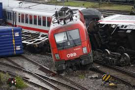 Train collision in Germany.