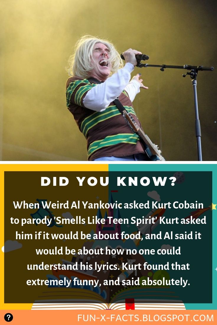 When Weird Al Yankovic asked Kurt Cobain to parody 'Smells Like Teen Spirit' 