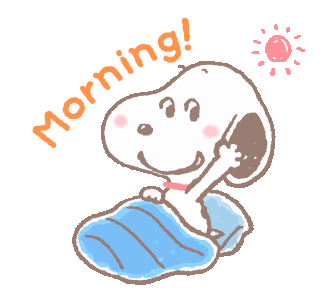Line 公式スタンプ ゆるカワ スヌーピー Example With Gif Animation