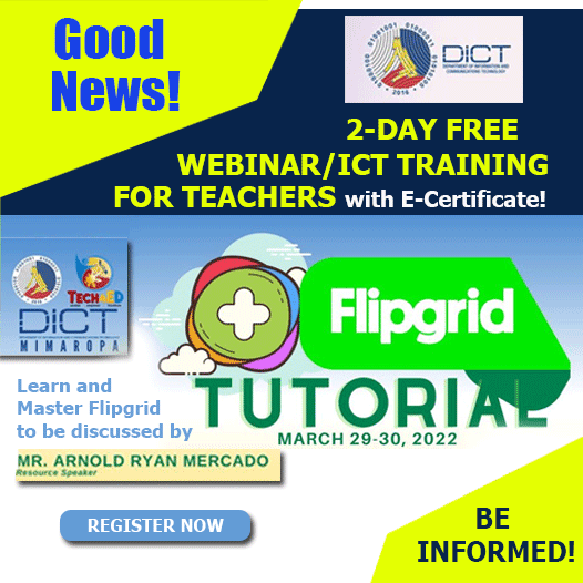 2-Day Free ICT Training Tutorial on EdTech Tool - Flip Grid for Educators | March 29-30 with E-Certificate | Register Here!