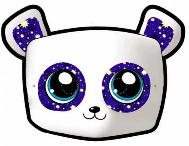 Cute Bear Free Printable Mask.