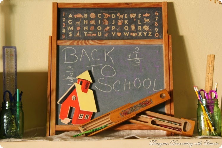 Back to School Mantel 1