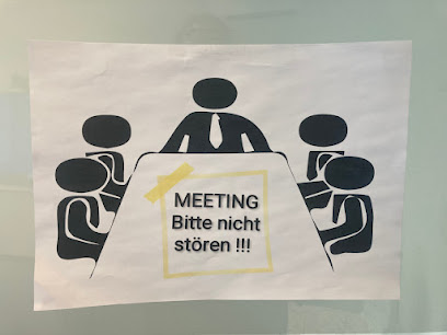 Schild: Meeting, bitte nicht stören!