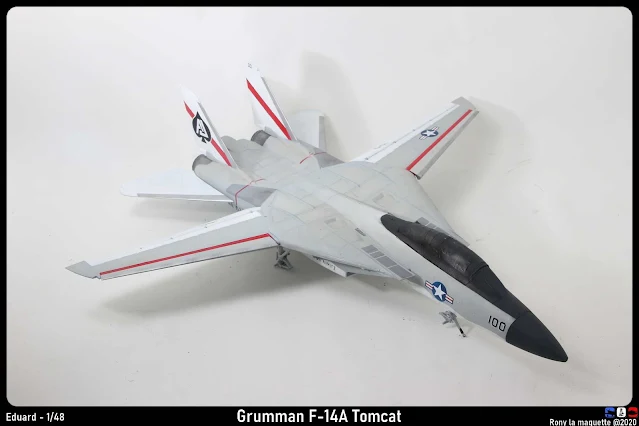 Maquette du F-14A Tomcat d'Eduard au 1/48.