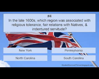 In the late 1600s, which region was associated with religious tolerance, fair relations with Natives, & indentured servitude? Answer choices include: New York, Pennsylvania, North Carolina, South Carolina