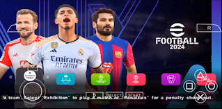 Download eFootball PES Update 2024 PPSSPP New Patch Season Latest Transfer Europa And Arab Team New Kits Best Graphics HD
