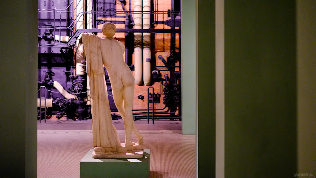 Statua esposta al Museo Montemartini, Roma